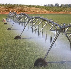 chemigation through center pivot irrigation systems
